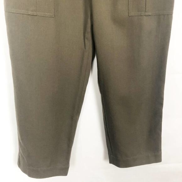 3.1 Phillip Lim 100% Wool Ankle Olive Green Women's Pants 4 - Picture 6 of 14